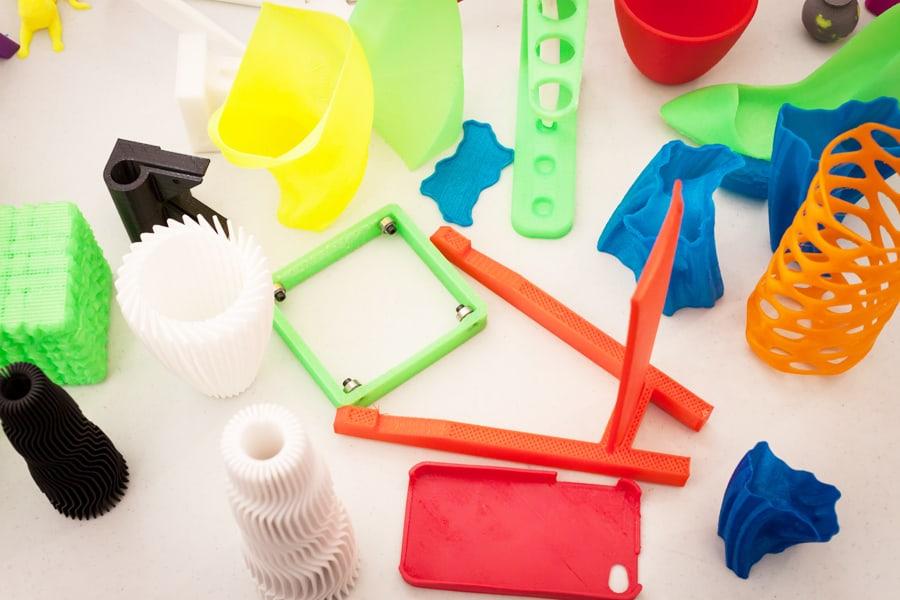 3d printed objects at Robot and Makers Show